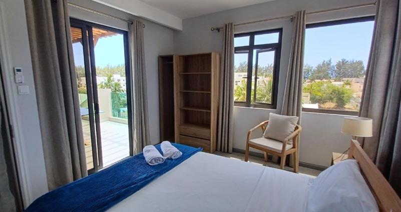 Splendide Penthouse Vue Mer A 5 Mn A Pied De La Plage Flic en Flac Exterior foto