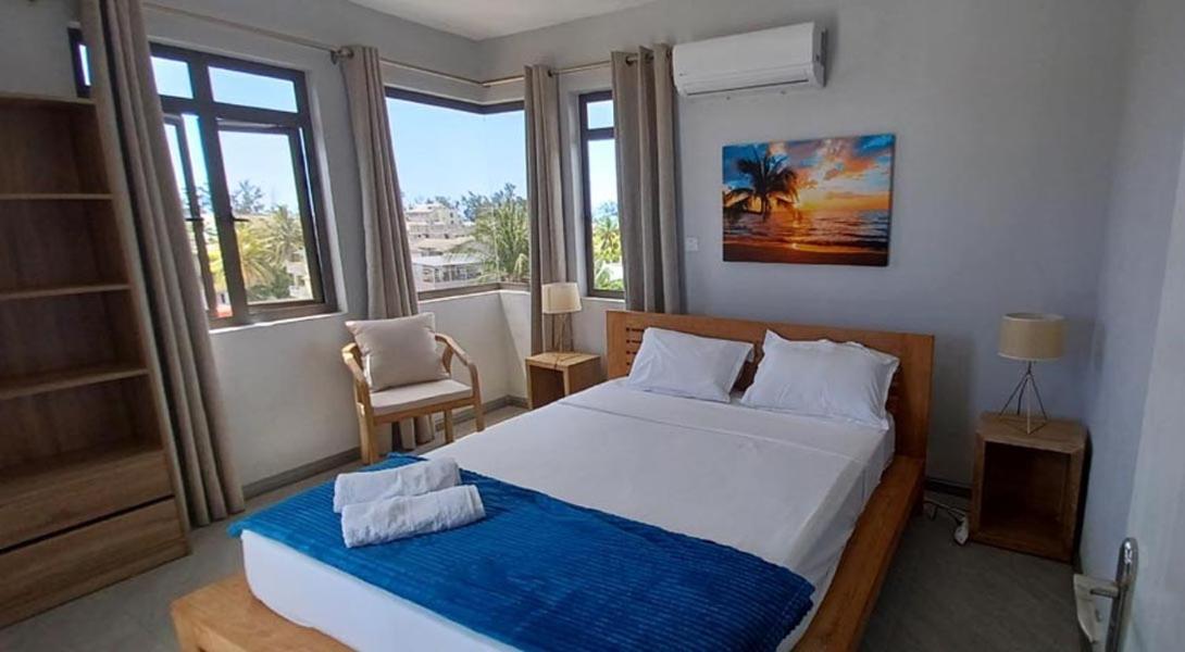 Splendide Penthouse Vue Mer A 5 Mn A Pied De La Plage Flic en Flac Exterior foto