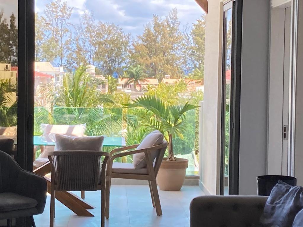 Splendide Penthouse Vue Mer A 5 Mn A Pied De La Plage Flic en Flac Exterior foto